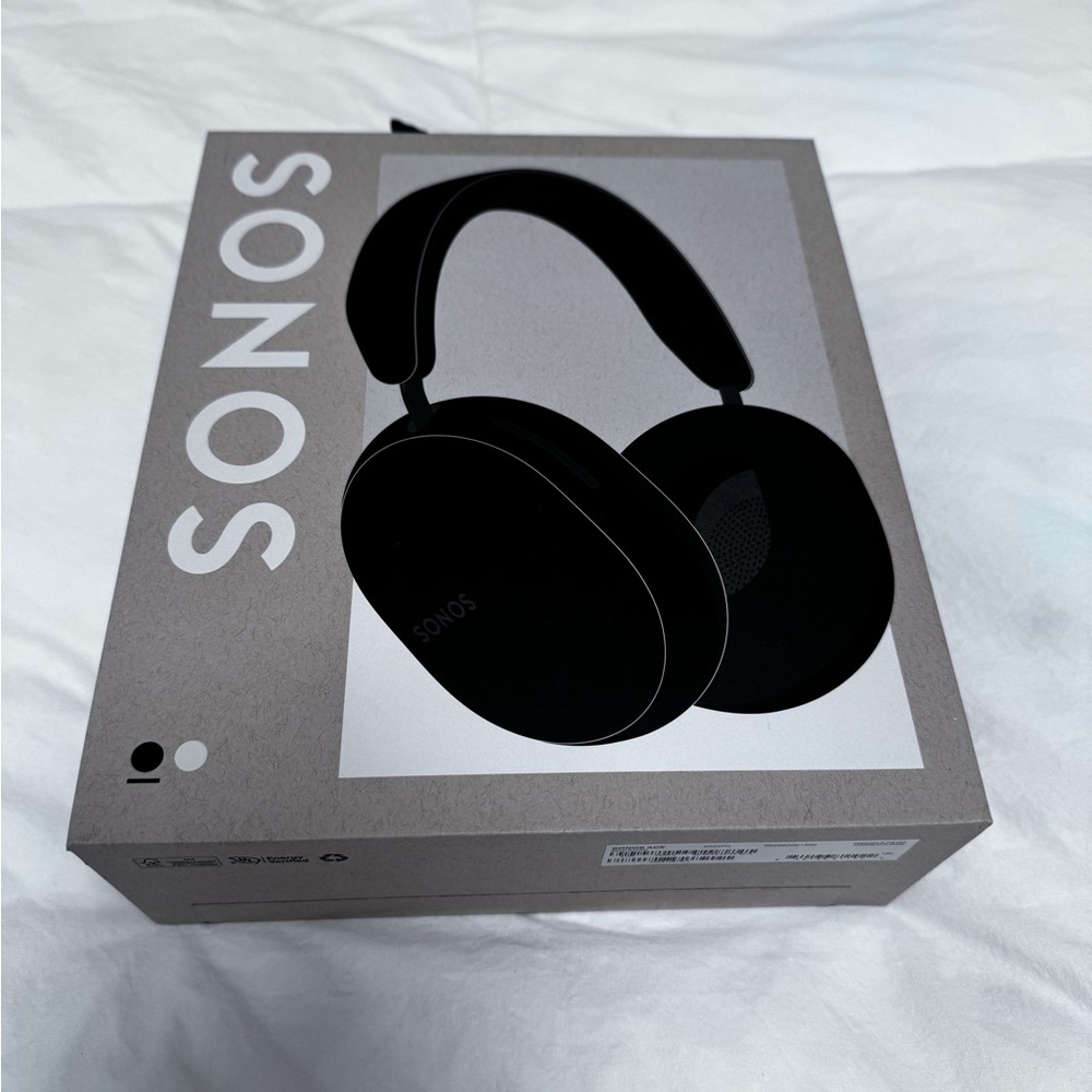 Sonos Over-Ear Headphones in Black. New, in unopened box.